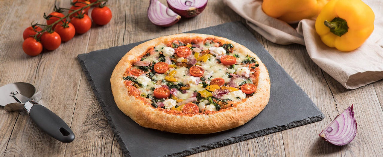 Pizza con verdure