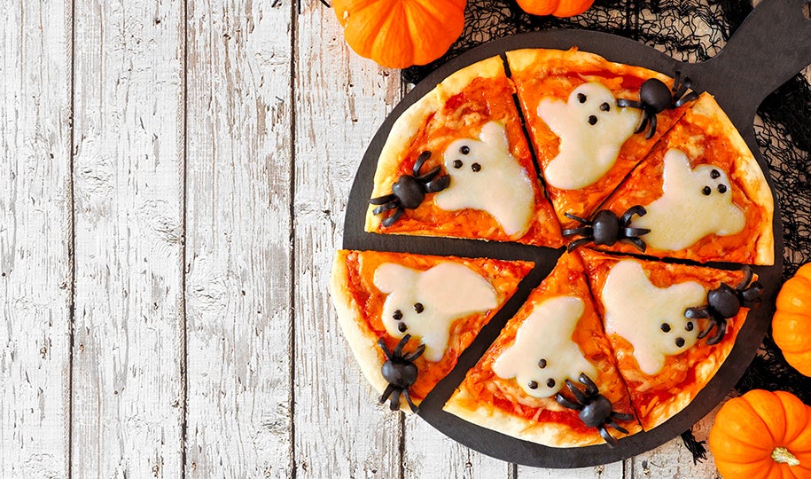 Pizze di halloween mostruose e buonissime