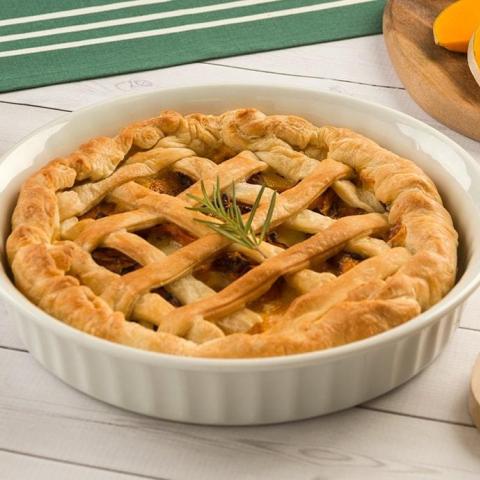 Crostata di zucca e taleggio