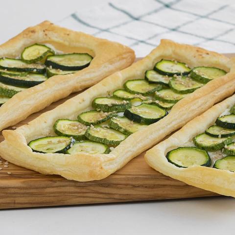 Tartellette zucchine e timo