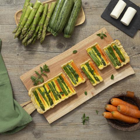 Quiche di verdure e caprino