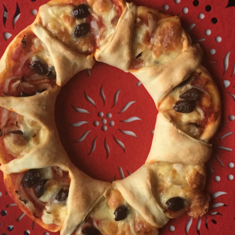 Centrotavola di focaccia