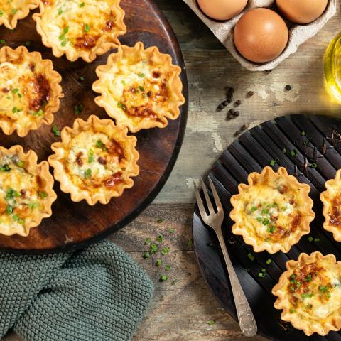 Tartellette di pere e gorgonzola