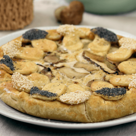 Torta salata ai funghi