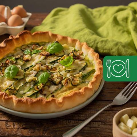 Torta salata alle zucchine dimenticate