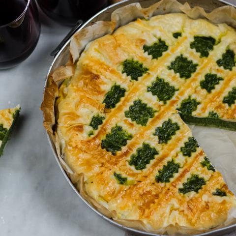 Torta salata agli spinaci