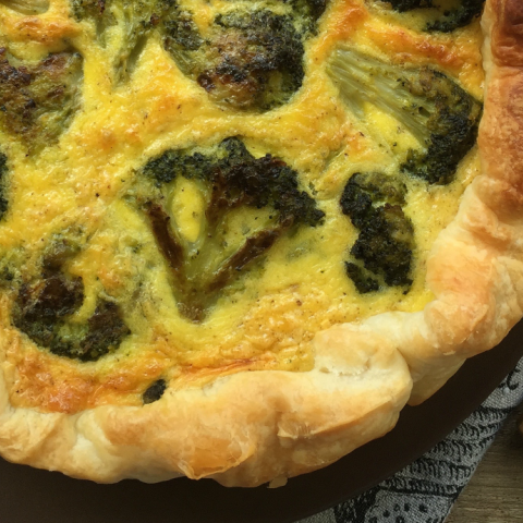 Quiche ai broccoli e prosciutto