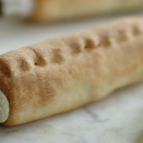 Cannoli di focaccia e pesto