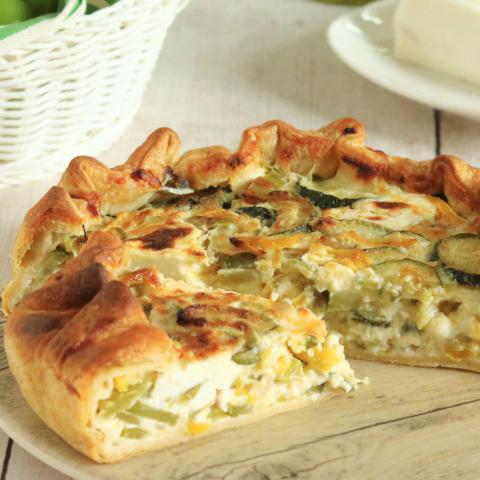 Tortino di verdure e stracchino