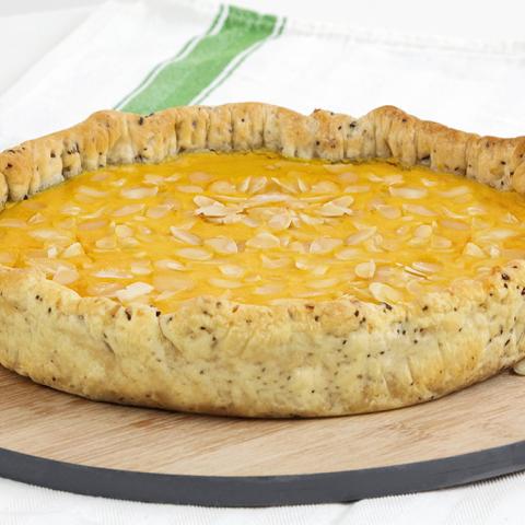 Torta di zucca e cipolle caramellate