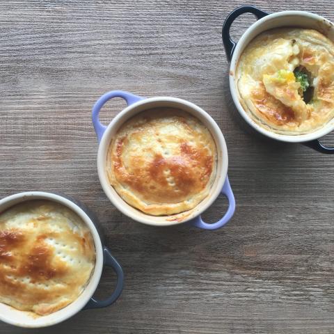 Sformatini di zucca e broccoletti