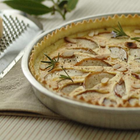 Quiche di pere e formaggio