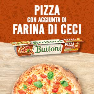 Pizza con aggiunta di Farina di Ceci