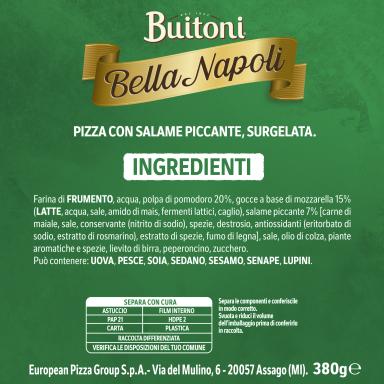 Pizza Diavola ingredienti