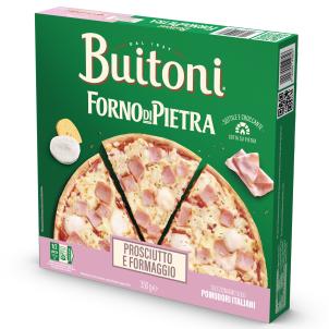 PIZZA FORNO DI PIETRA PROSCIUTTO E FORMAGGIO