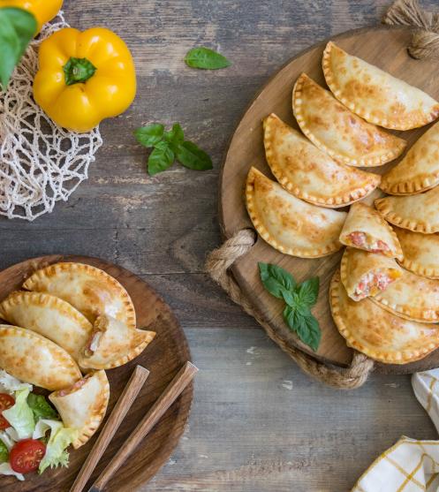 Empanadas con peperoni e formaggio di capra PIATTO PRINCIPALE