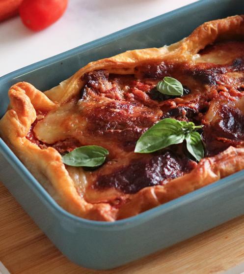 Parmigiana di melanzane in crosta