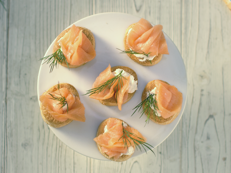 Vol au vent al salmone