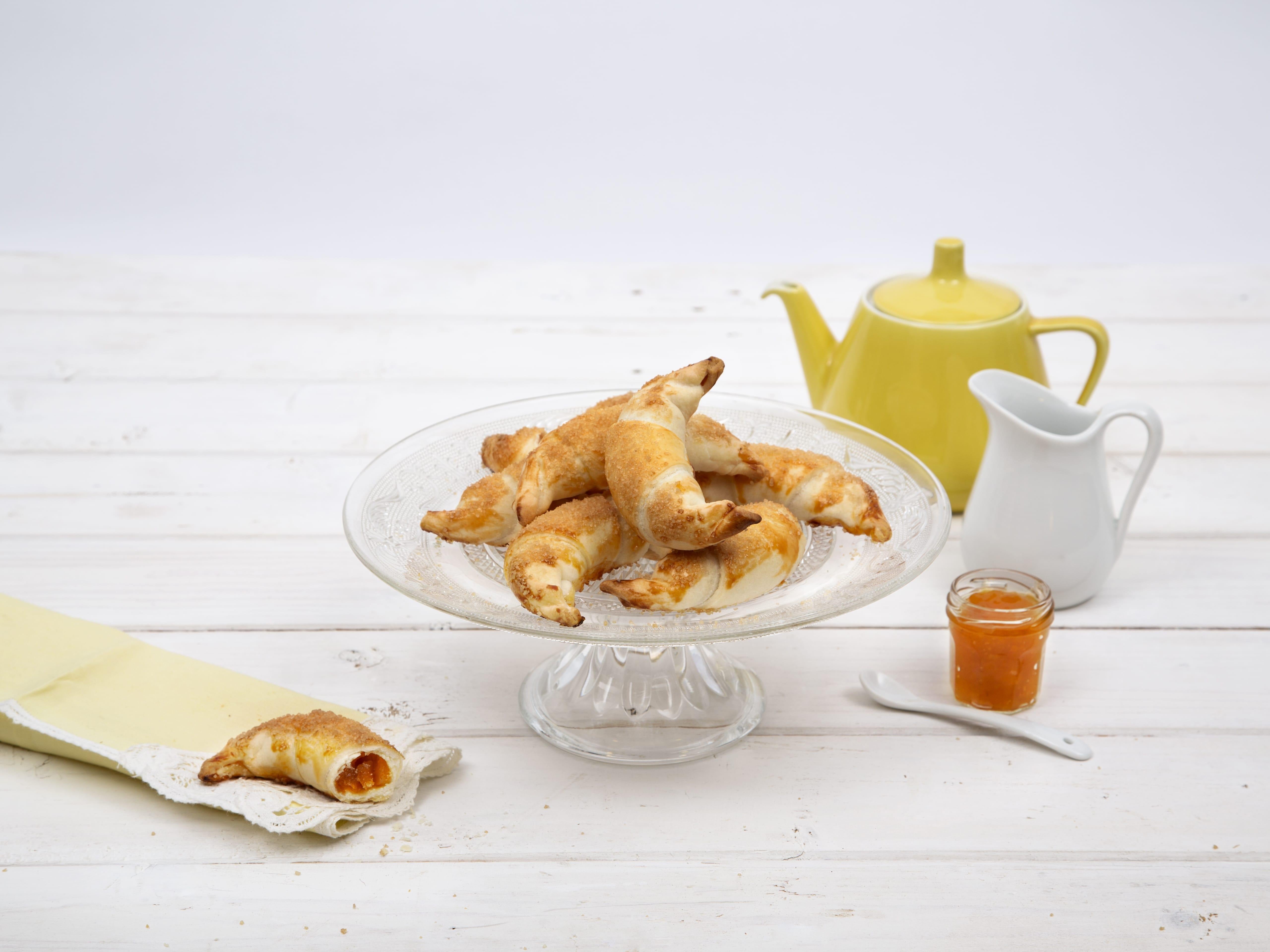 Croissant senza glutine all'albicocca
