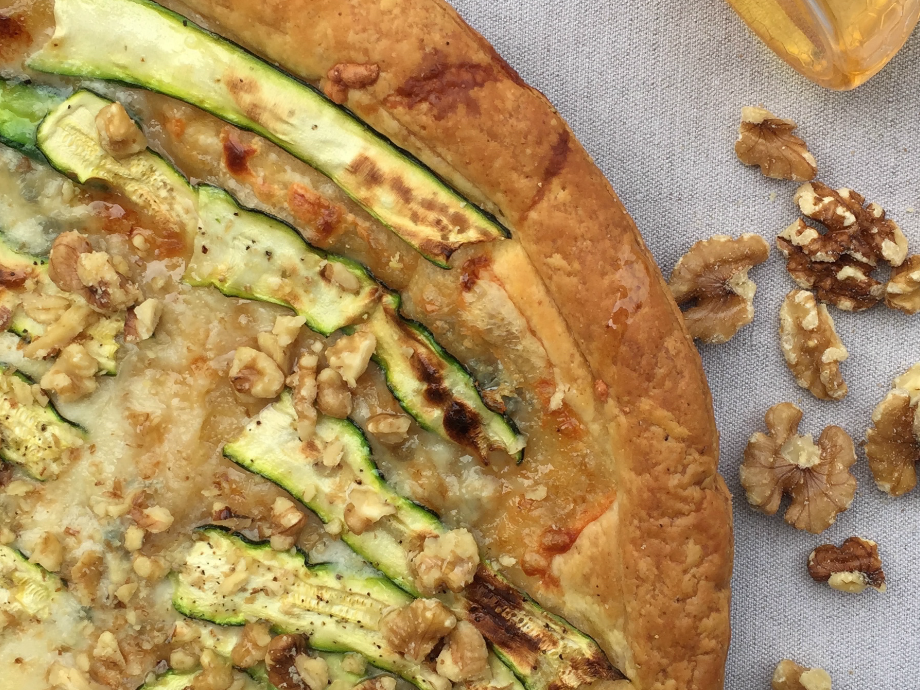 Sfoglia Integrale con Zucchine, Gorgonzola e Noci