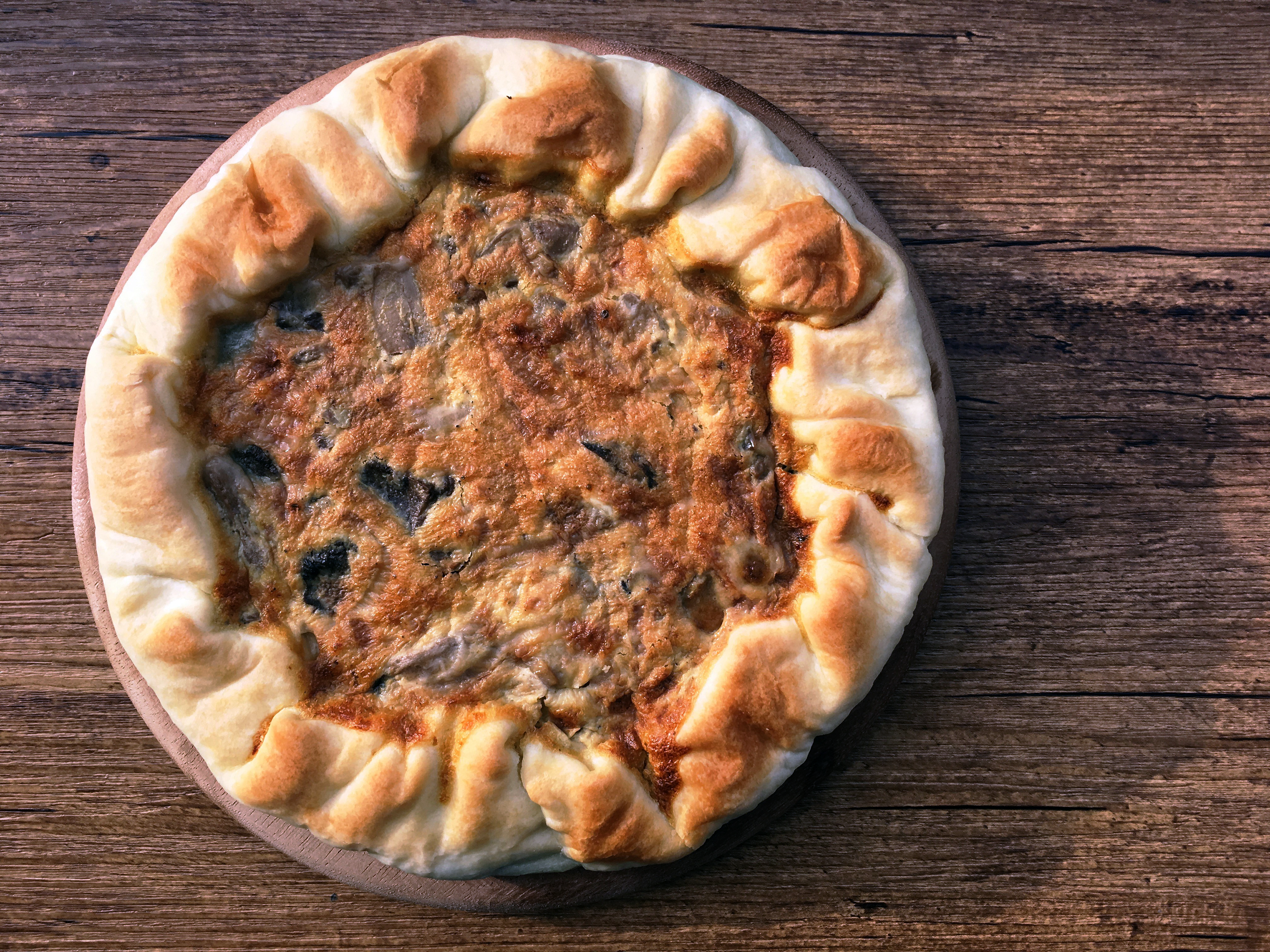Quiche ai funghi senza glutine