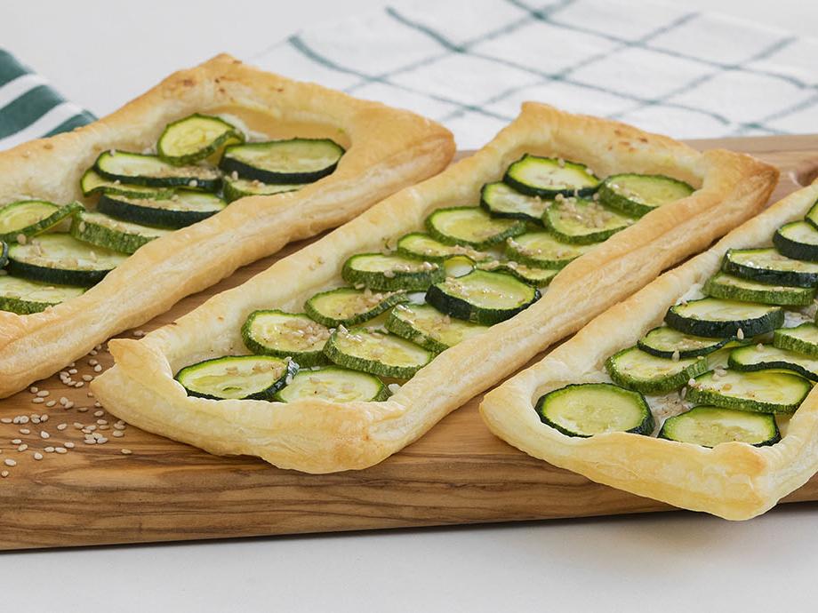 Tartellette zucchine e timo