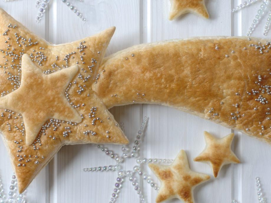 Stella cometa di pasta sfoglia