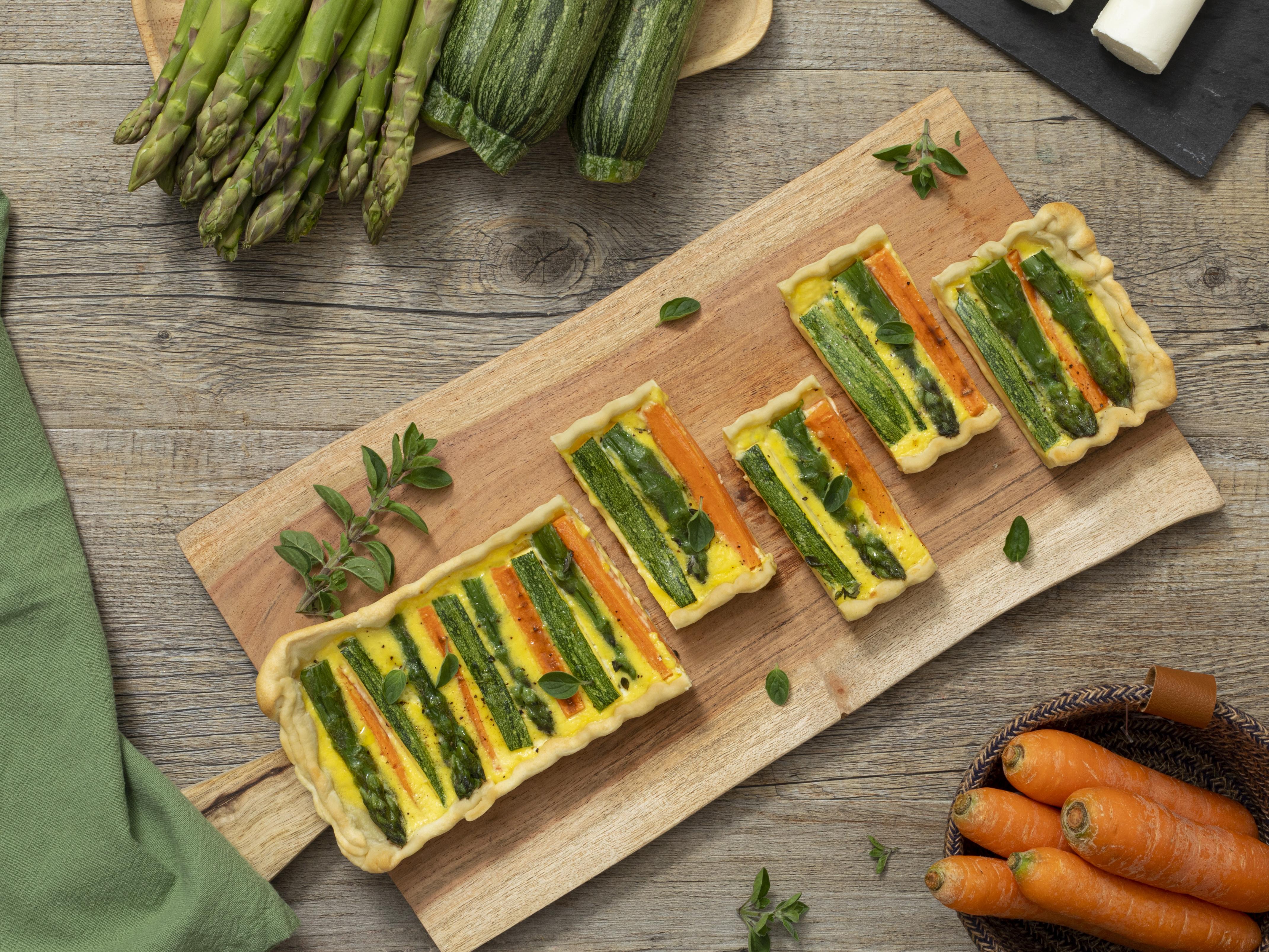 Quiche di verdure e caprino