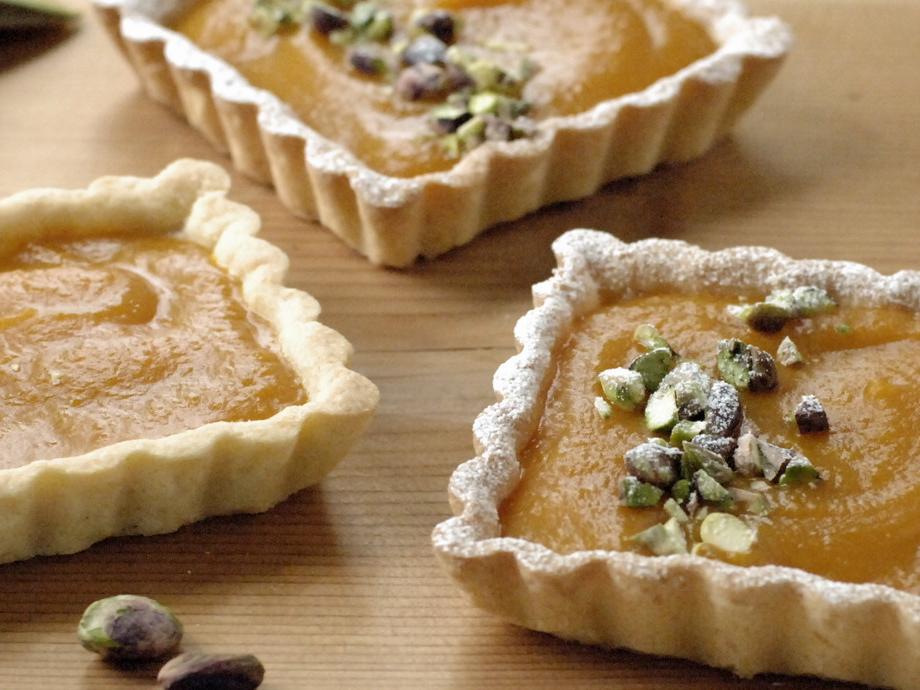 Crostata di zucca ai pistacchi