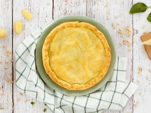 Quiche di patate e pesto delicato