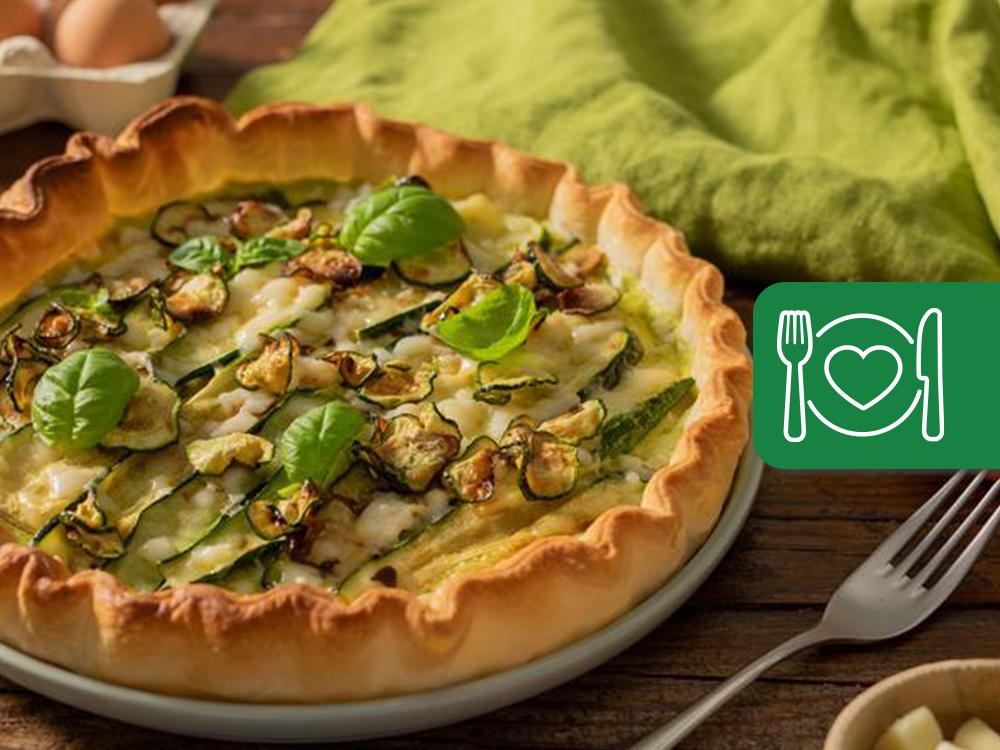 Torta salata alle zucchine dimenticate