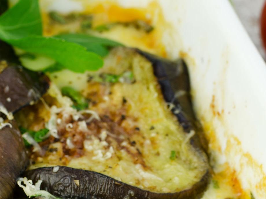 Parmigiana di melanzane bianca