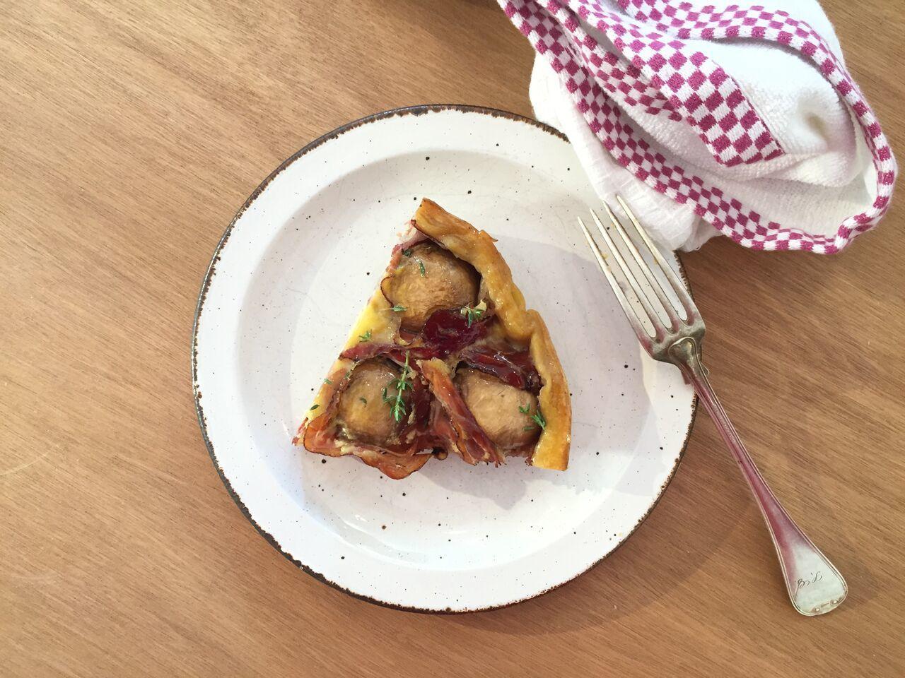 Tatin di funghi