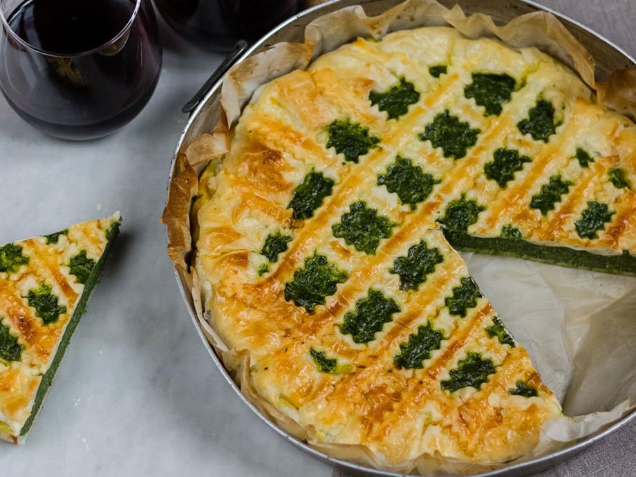 Torta salata agli spinaci