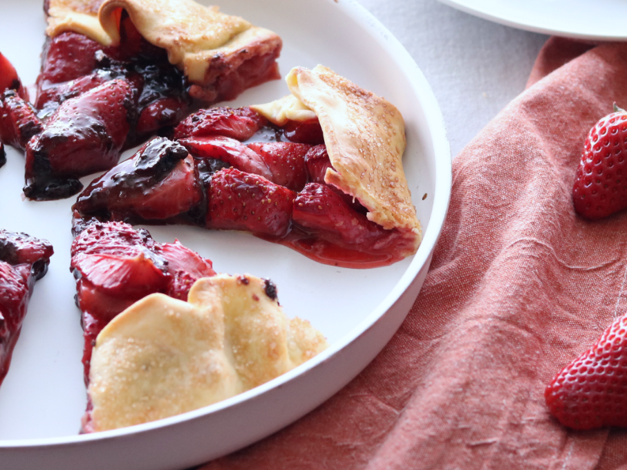 Tarte fragole e cioccolato