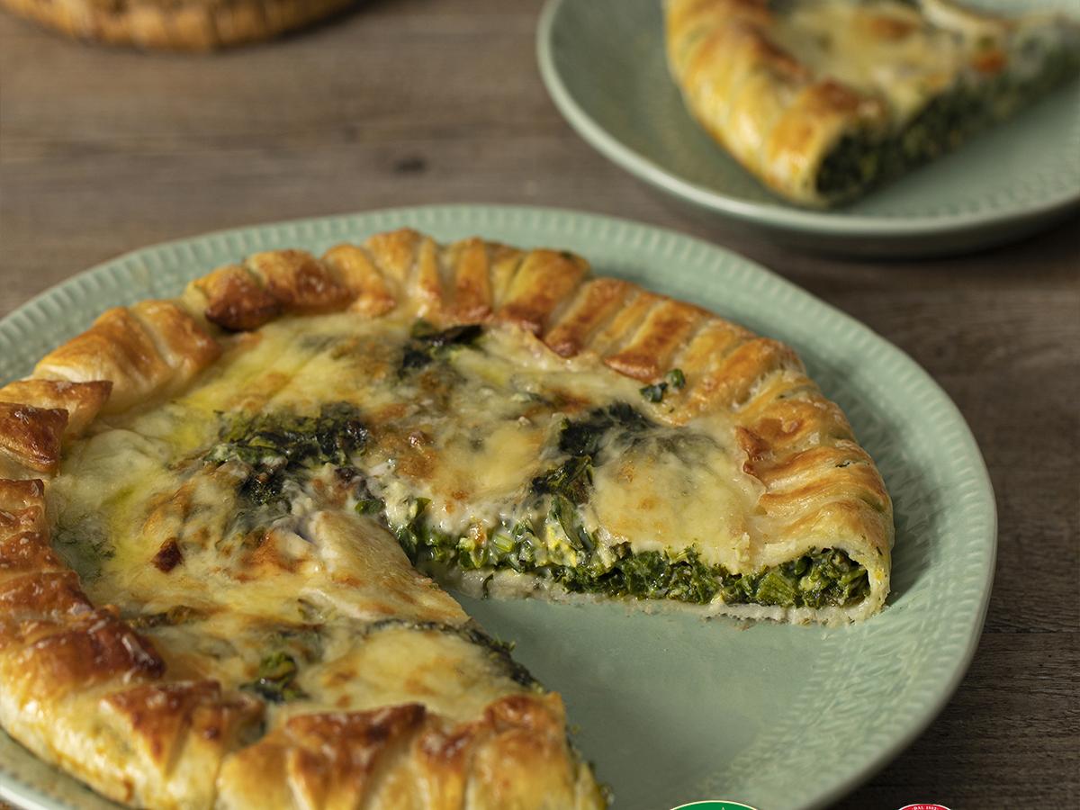 Torta salata con erbette e Galbanino