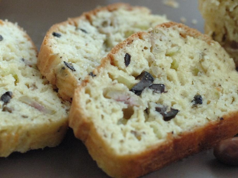 Plumcake salato alle olive