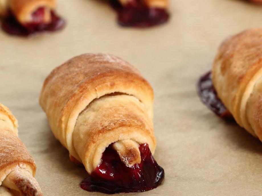 Mini croissant alla marmellata