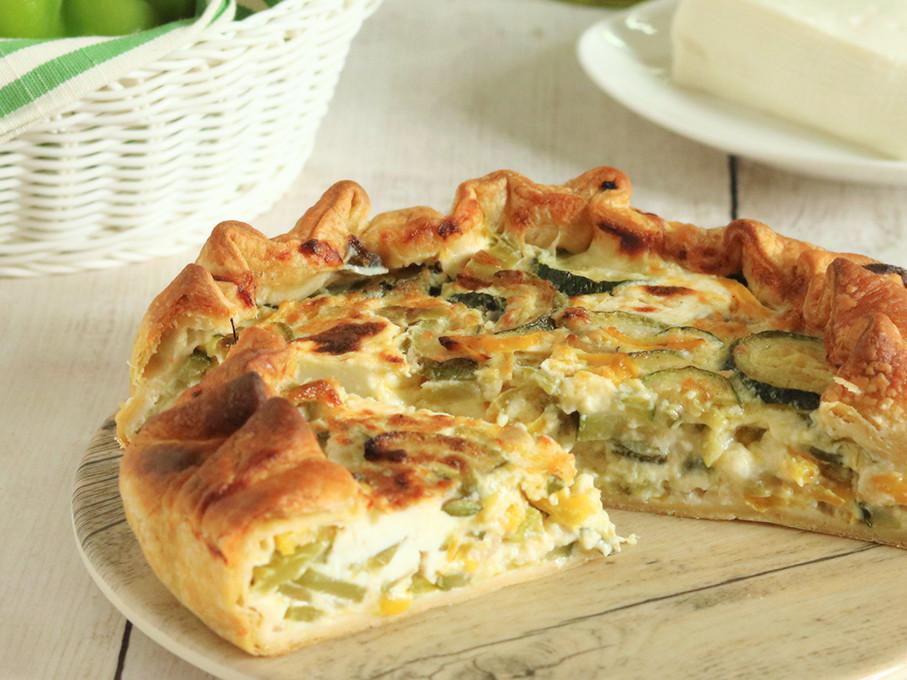 Tortino di verdure e stracchino