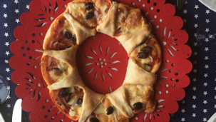 Centrotavola di focaccia