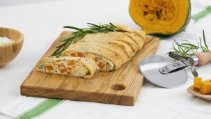 Strudel di sfoglia con zucca e ricotta