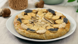 Torta salata ai funghi